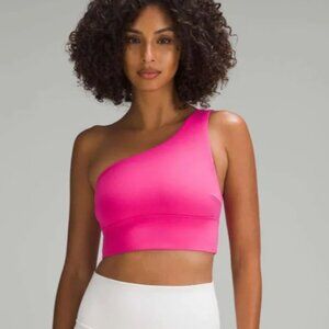 lululemon athletica Pink One Shoulder Align bra
